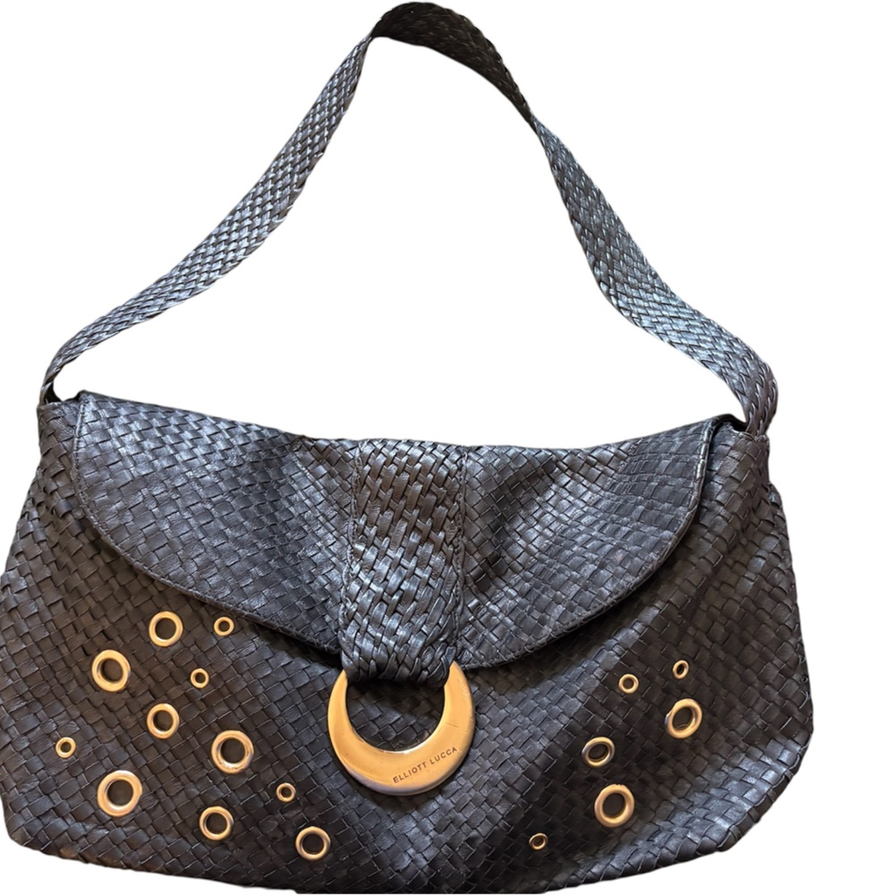 Elegant Black and Gold Women's Bag